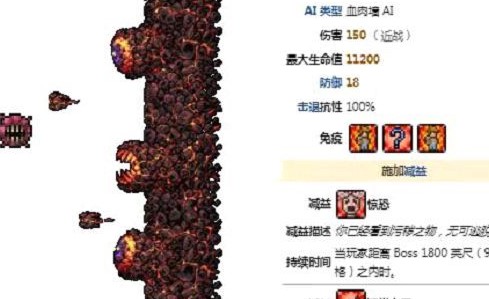 泰拉瑞亚血肉墙boss怎么打 血肉墙boss打法攻略