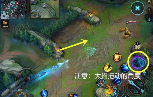 LOL手游寒冰大招怎么拐弯 寒冰大招拐弯攻略
