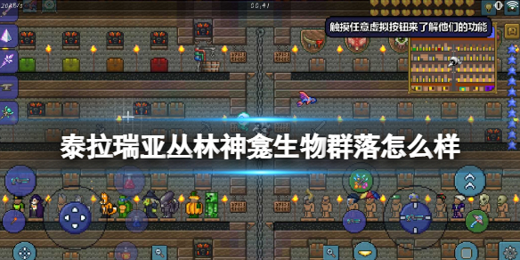 泰拉瑞亚丛林神龛生物群落怎么样 丛林神龛环境介绍