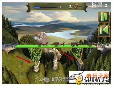 桥梁构造者中世纪1-2通关方法：高玩推荐的升级路线