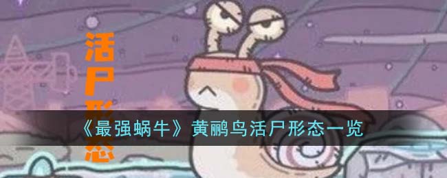 最强蜗牛黄鹂鸟活尸形态一览 黄鹂鸟活尸形态什么样