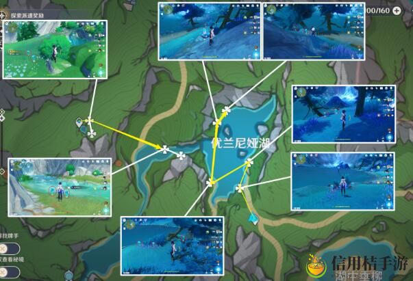 原神湖光铃兰采集路线图一览