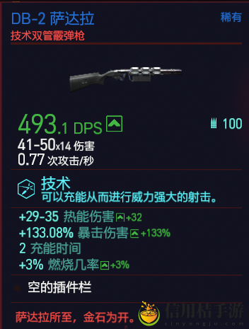 赛博朋克2077DB-2萨达拉属性图鉴介绍