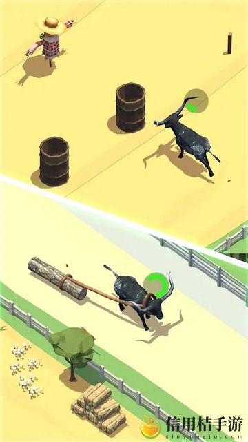 牛群冲突放置