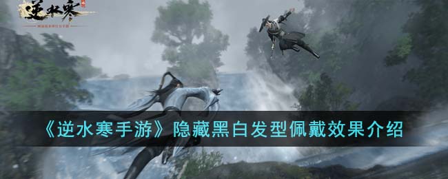 逆水寒手游隐藏黑白发型佩戴效果图文介绍